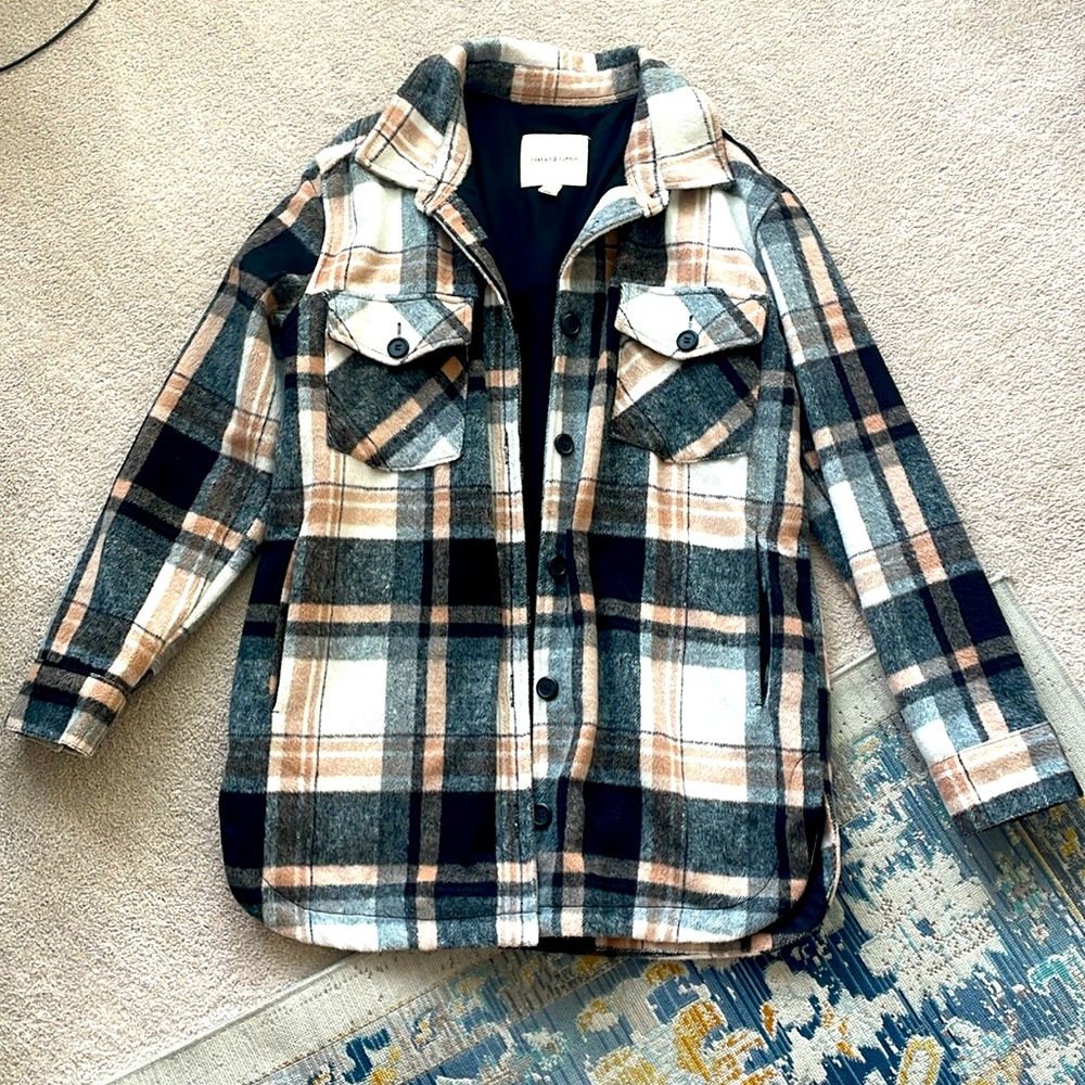 Thread & Supply Plaid Shacket